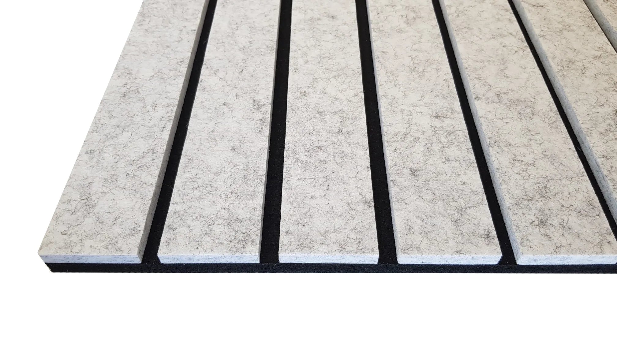 Felt Slatted Acoustic Wall Panels 5 on white background DecorMania UK